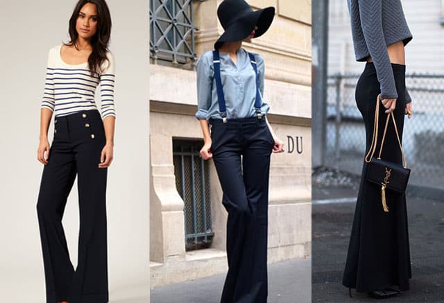 bell bottom trousers outfits for work