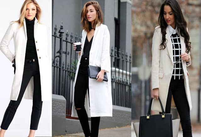 how to wear white coat