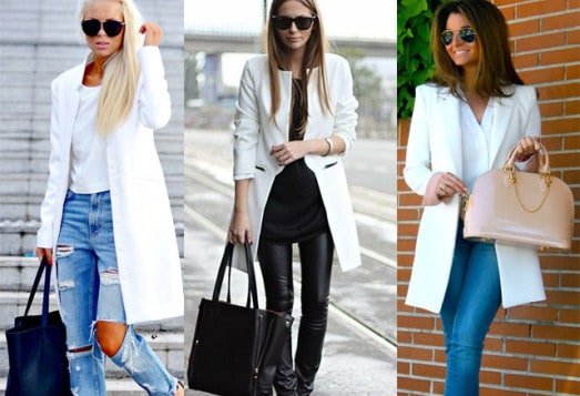 🤩 How To Wear White Coat Casually? [Cute Outfit Ideas] 2023🤩