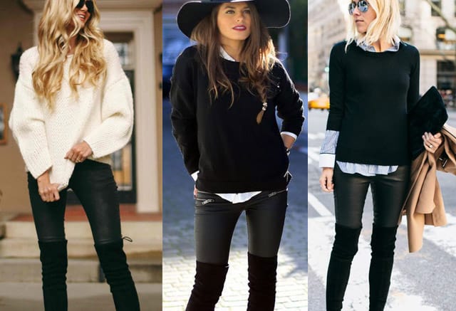 over the knee boots how to wear