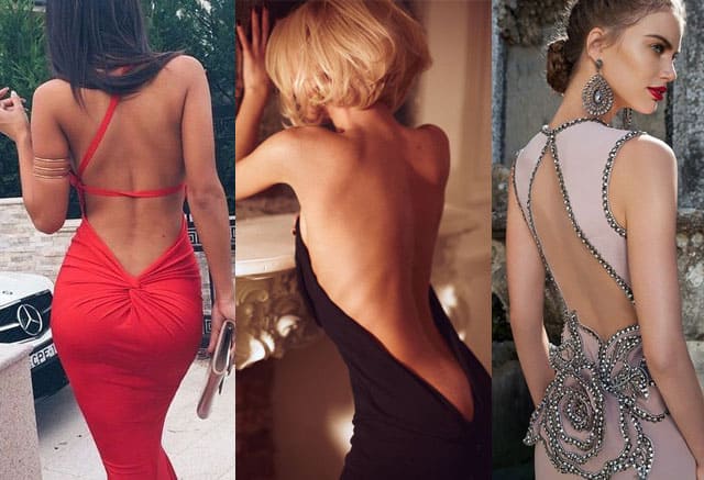 How to Wear a Backless Dress to date