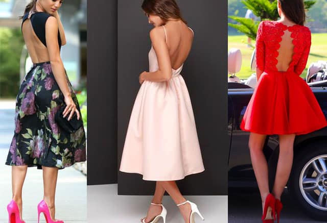 How to Wear a Backless Dress