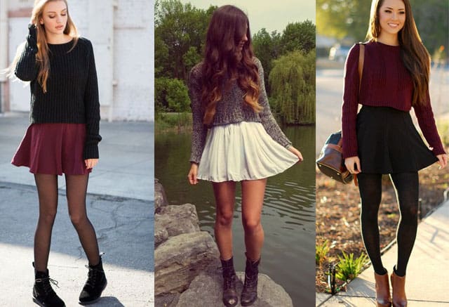 shoes to wear with a skater skirt