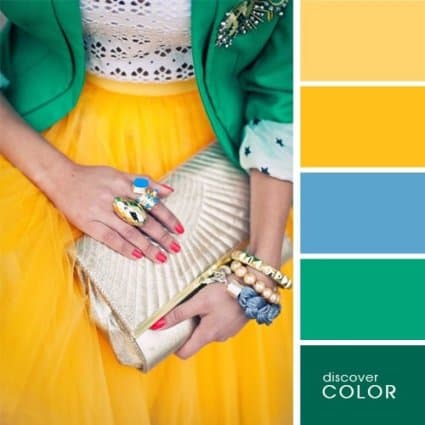 How to Match Colors of Clothes gradaciya yellow