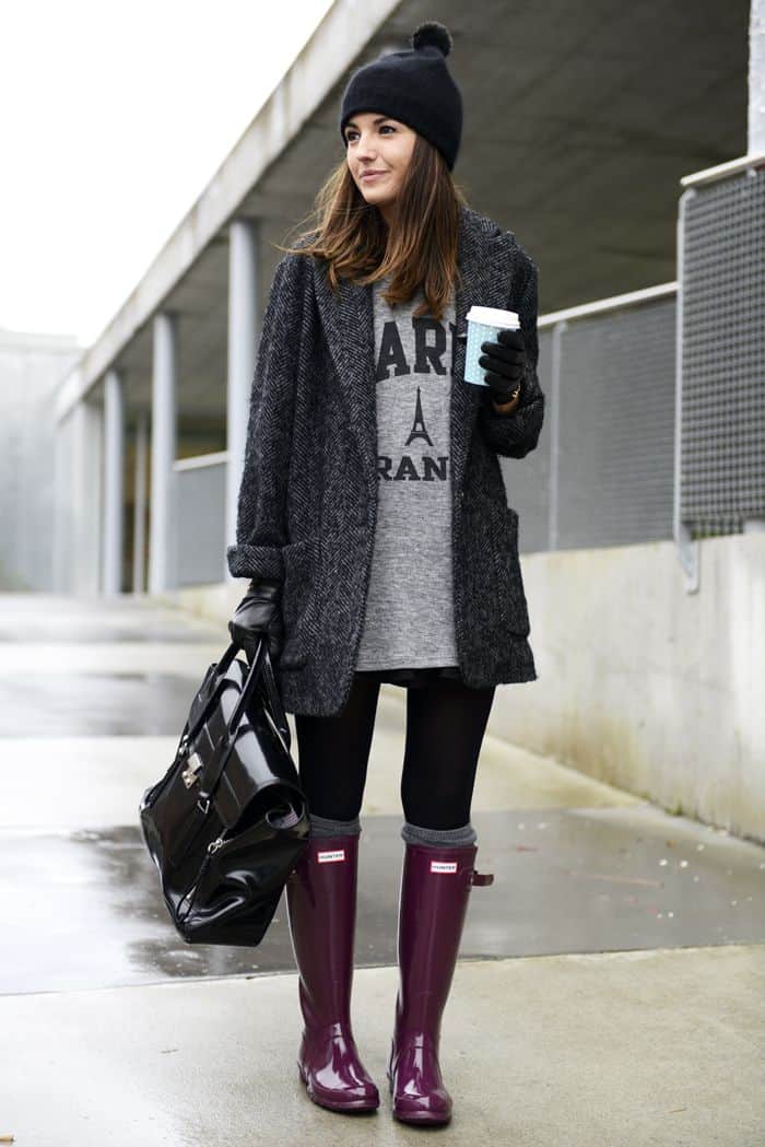 colors that go with eggplant boots