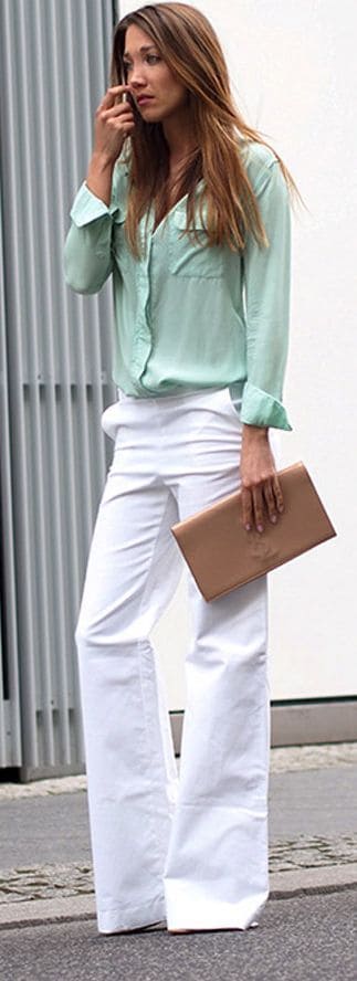 colors that go with seafoam green shirt