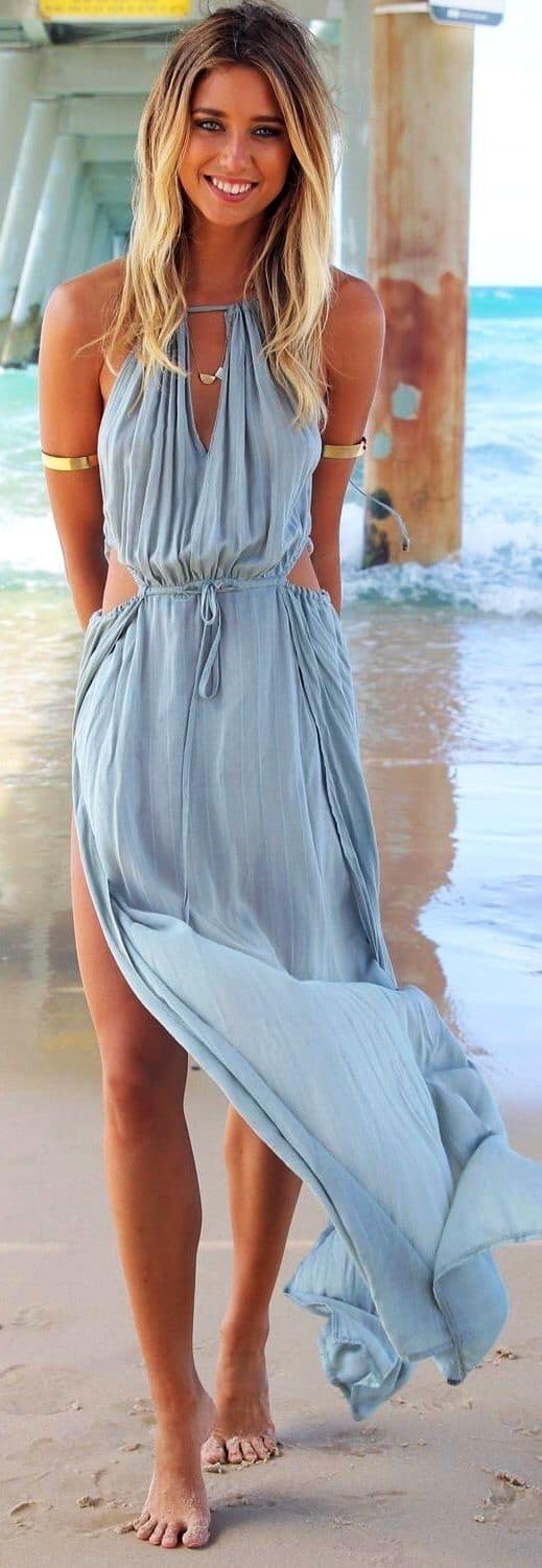 periwinkle beach dress