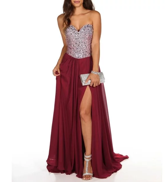 what color goes with wine maxi silk dress