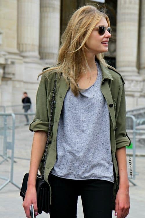 colors that go with khaki green shirt