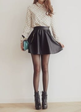 🤩 What To Wear With A Skater Skirt [Outfit Ideas & Shoes] 2022🤩