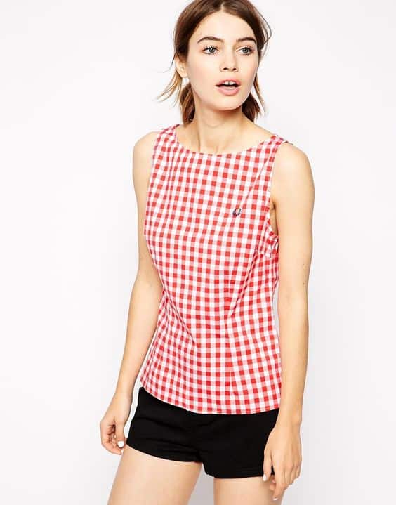 what to wear with gingham top