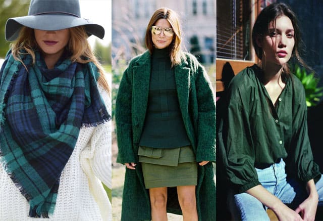 what colors go with Dark Green