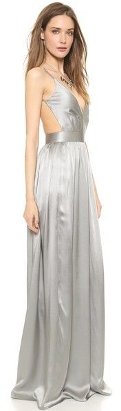 what color goes with silver maxi dress