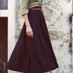 How to wear long skirts