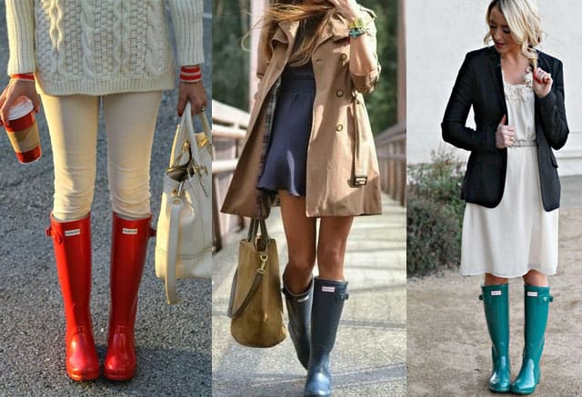 how to wear rain boots
