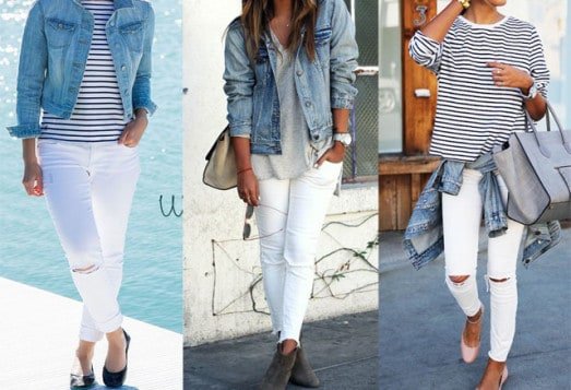🤩 White Jeans Outfit Ideas: 24 The Best Looks [Tips To Wear] 2024🤩