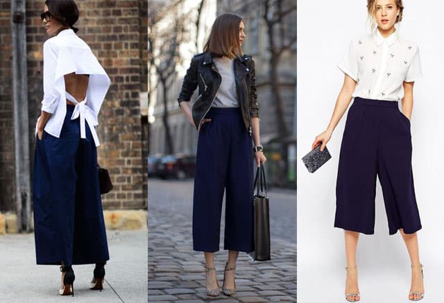 outfit ideas with culottes