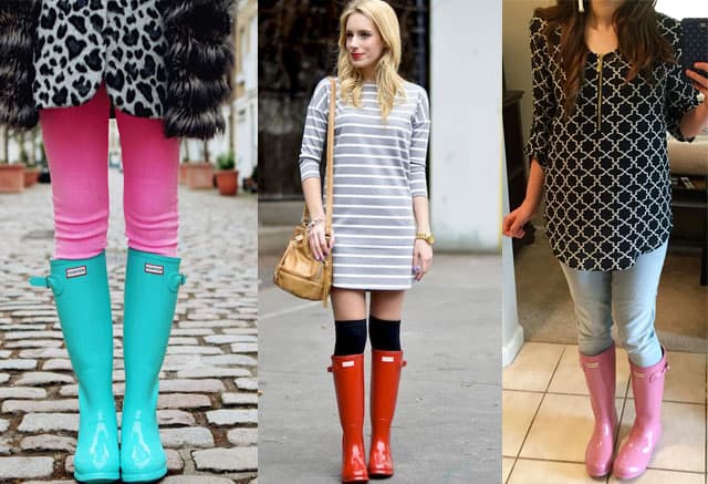 outfits with rain boots