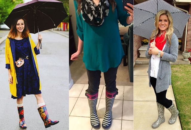 tips with rain boots