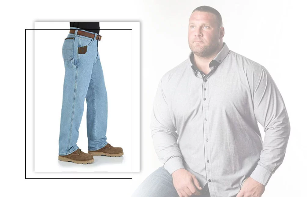 light jeans for fat guys