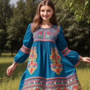 Ukrainian Embroidered Dresses and Shirts